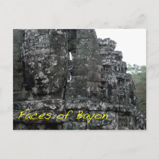 Ansikte Bayon Vykort