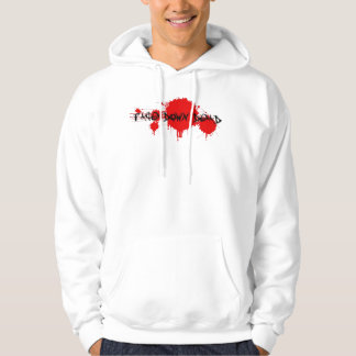 Ansikte besegrar den döda vithoodien hoodie