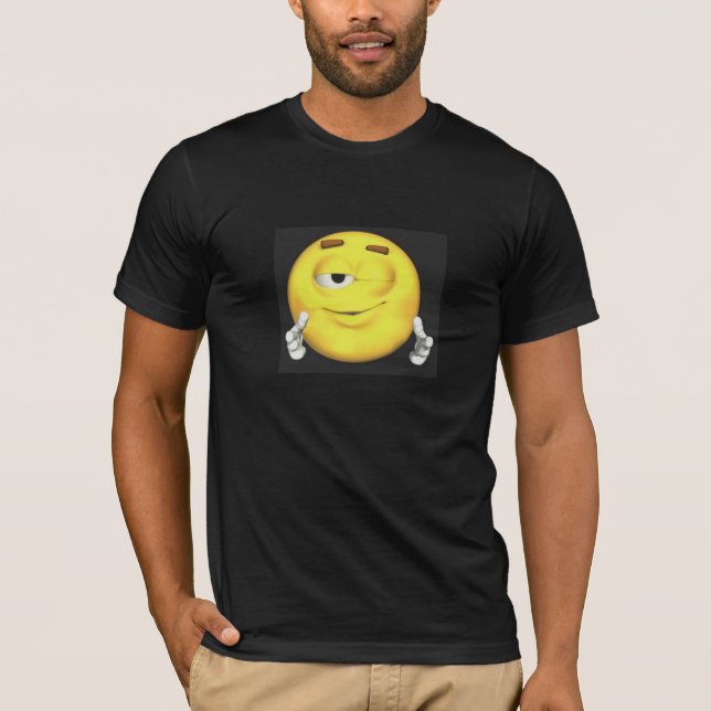 Ansikte Black T Shirt (Framsida)