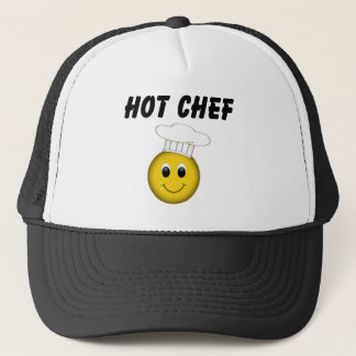 Ansikte Chef Hat Keps