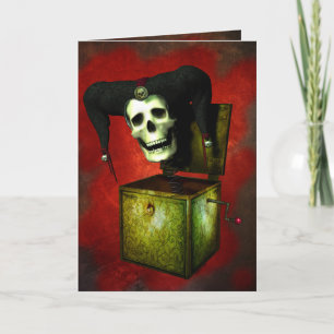 Ansikte dina rädslor Halloween-kort Kort