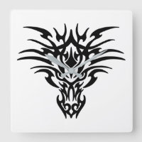 Ansikte-Drake-Tatuering