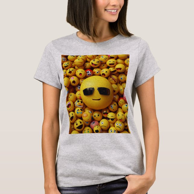 Ansikte Emojis: När uttryck upphör att gälla" T Shirt (Framsida)