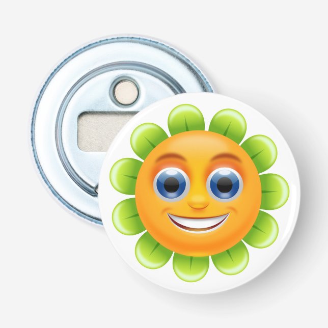 ANSIKTE FLOWER FLASKÖPPNARE (Framsidan)