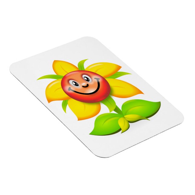 ANSIKTE FLOWER MAGNET (Högersidan)