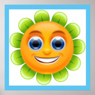 ANSIKTE FLOWER POSTER