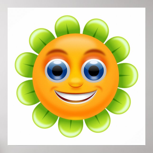 ANSIKTE FLOWER POSTER (Framsidan)