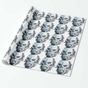 Ansikte för apa för huvud för Wellcoda Presentpapper