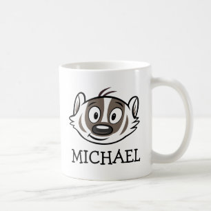 Ansikte för bäverskinn för Boomer för Ricky Kaffemugg