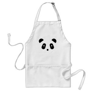 Ansikte för Panda för Kawaii ~ gulligt Förkläde