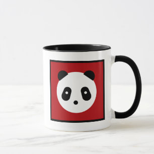 Ansikte för Panda för Kawaii ~ gulligt Mugg