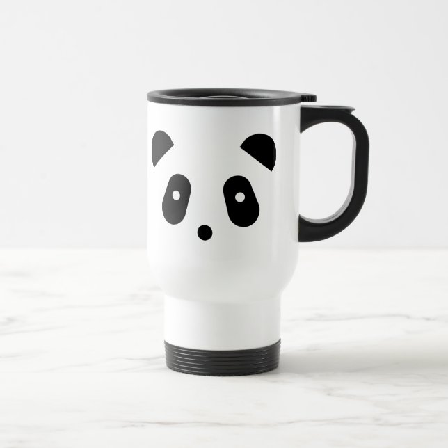 Ansikte för Panda för Kawaii ~ gulligt Resemugg (Höger)