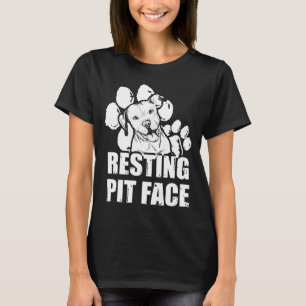 Ansikte för PitPitPitPit-Hund National Hund-New T Shirt