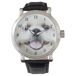 Ansikte för vitshih tzu armbandsur