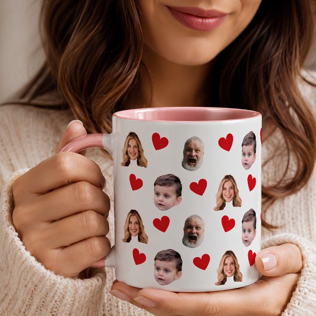 Ansikte-foton i Anpassningsbar Family Mugg (Skapare uppladdad)