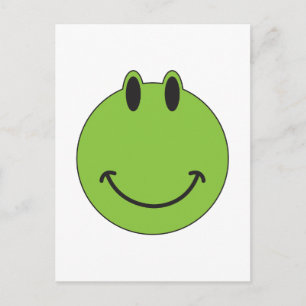 Ansikte Frog Vykort