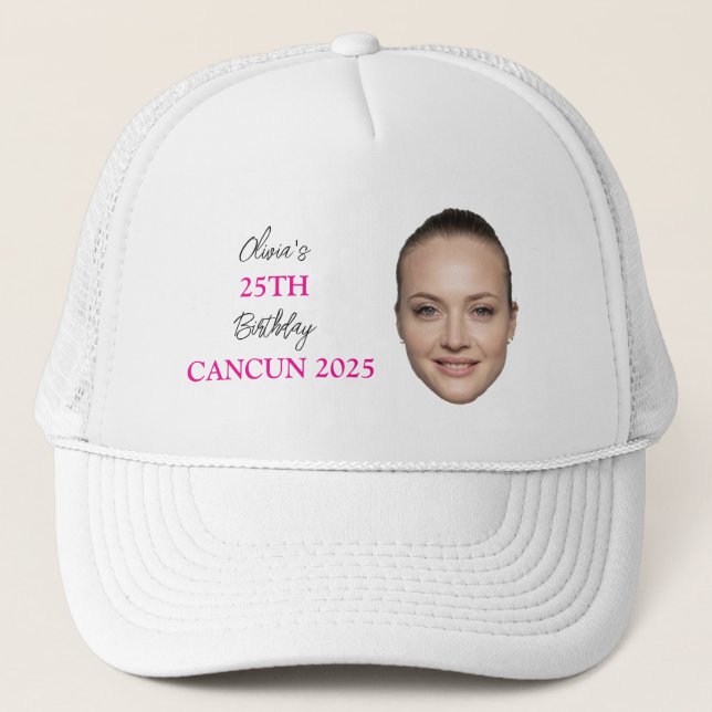 Ansikte-gåvor från födelsedagstorget för kvinnor,  keps (Framsida)