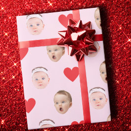 Ansikte-giftavfall, Anpassningsbar Photo Gift Wrap Presentpapper