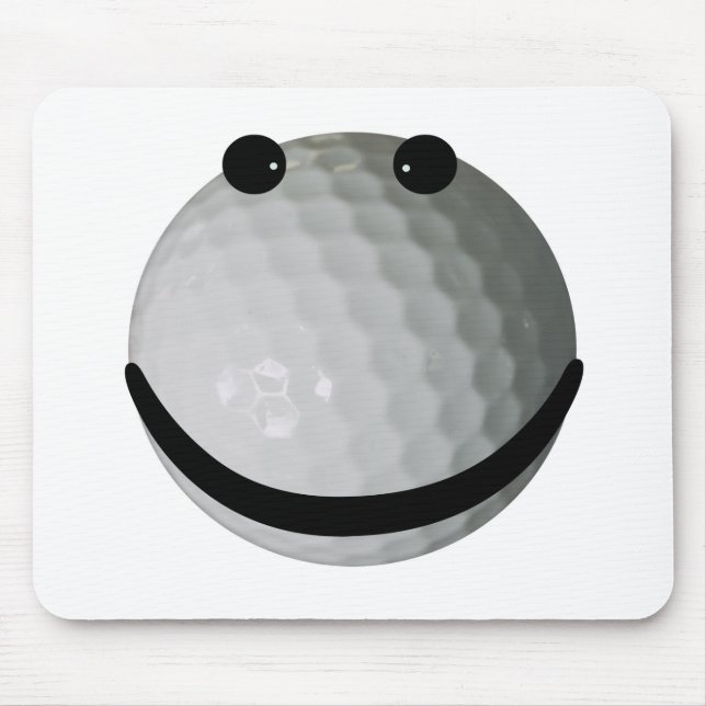 ansikte golf boll musmatta (Framsidan)
