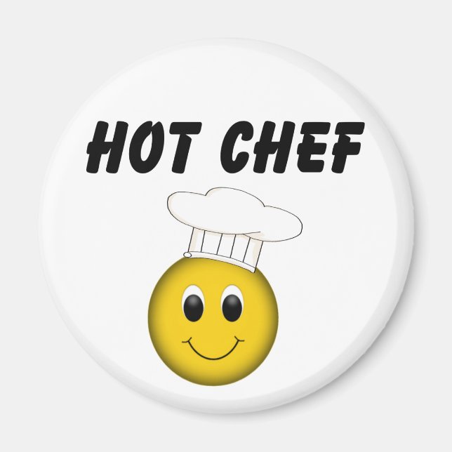 Ansikte Hett Chef Magnet (Framsidan)