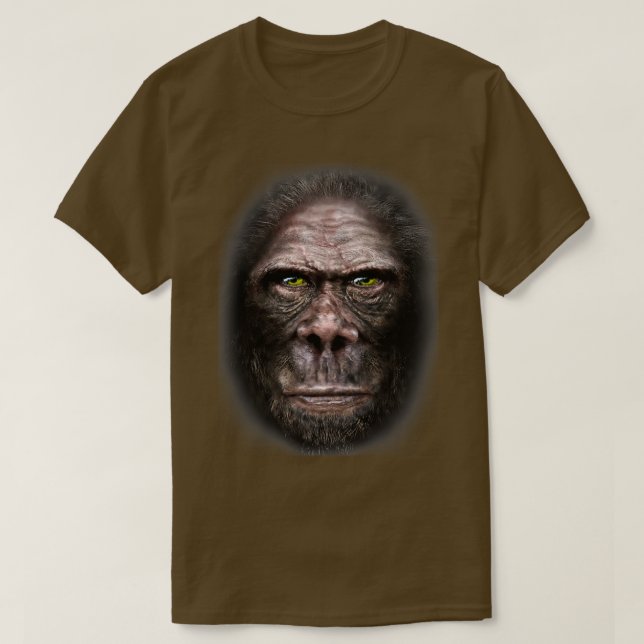 Ansikte i bigfoot t shirt (Design framsida)