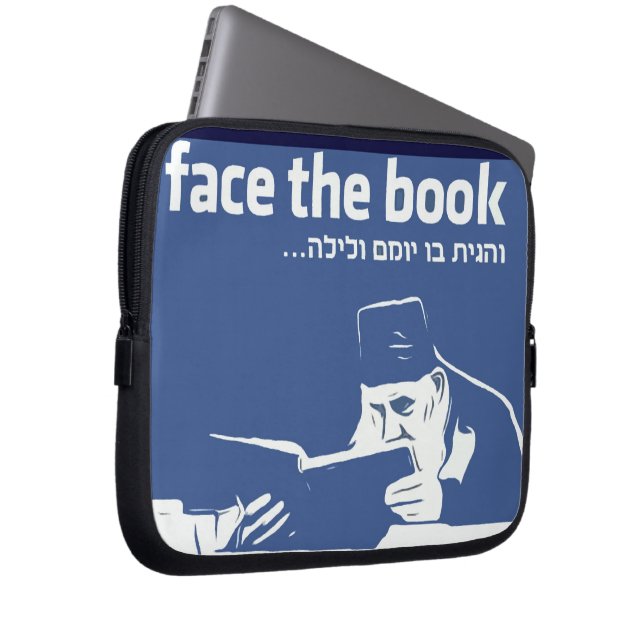 Ansikte i den bärbara datorn Bok Laptop Sleeve (Framsidan Höger)