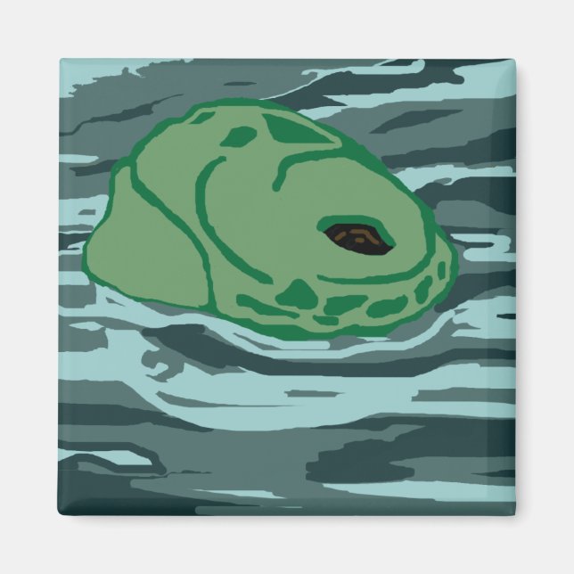 Ansikte i en Honu magnet (Framsidan)