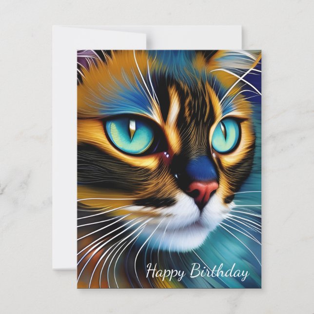 Ansikte i en söt Lynx-punkt Siamese (Framsida)