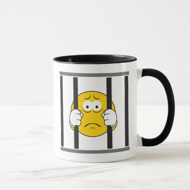 Ansikte i fängelse mugg (Höger)