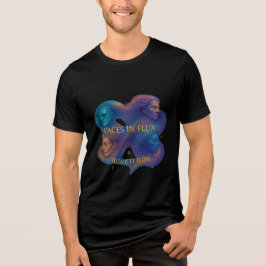 Ansikte i Flux T-Shirt - Identitetsflöde Art Tee
