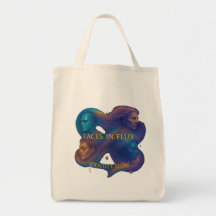 Ansikte i Flux Tote Bag - Konstnärligt identitetsf
