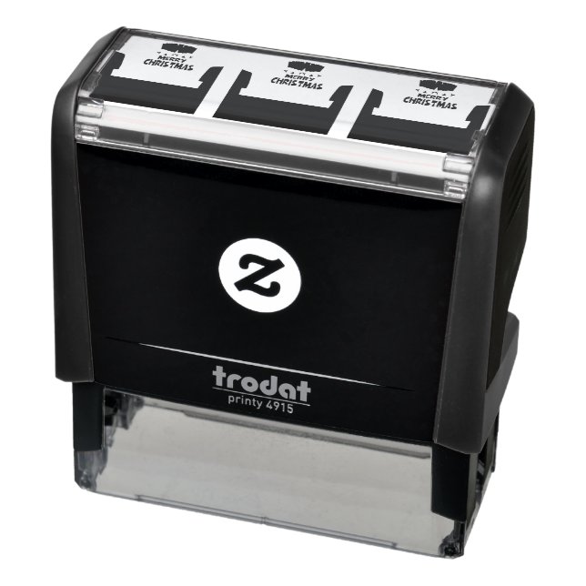 ANSIKTE i GOD JUL KREATIVET Självfärgande Stämpel (Produkt)