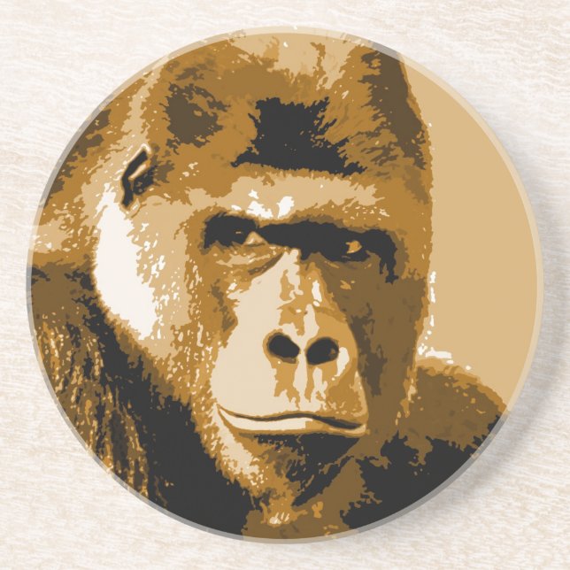 Ansikte i Gorilla Underlägg (Framsidan)