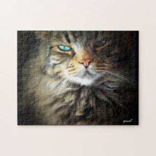 Ansikte i Grumpy Angel Pussel