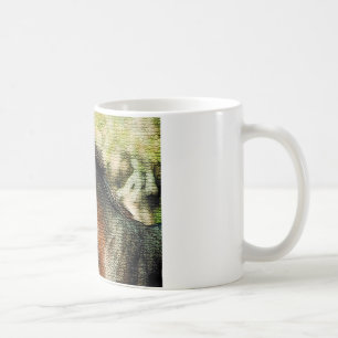 Ansikte i Horse Mosaic Tiles Kaffemugg
