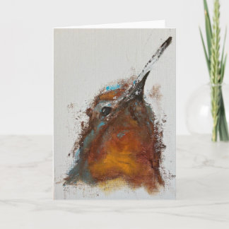 Ansikte i Hummingbird Kort