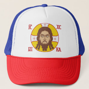 Ansikte i jesus Kristus ortodoxa Icon Keps