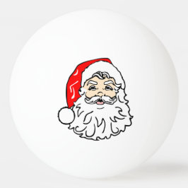 Ansikte i Jultomten Pingisboll