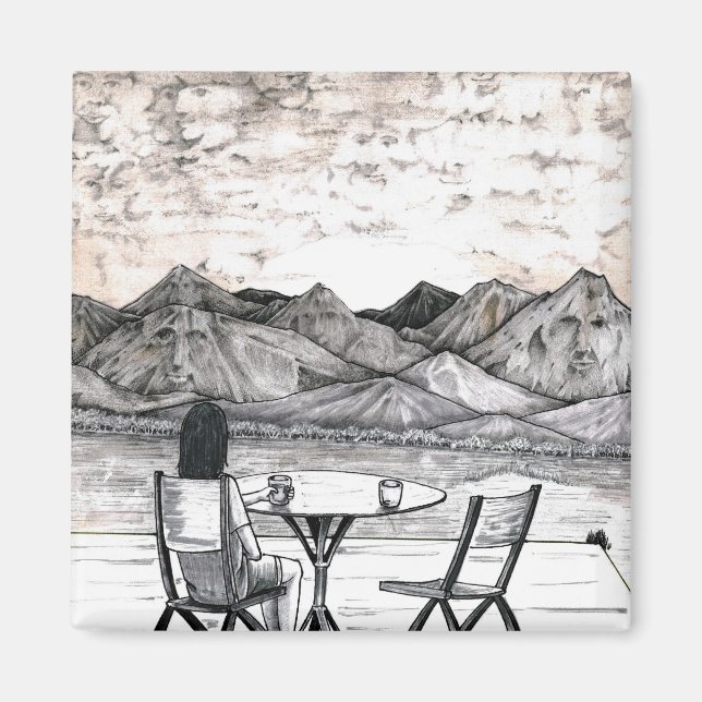 Ansikte i liggande magnet (Framsidan)