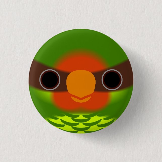 Ansikte i Mindanao lorikeet Knapp (Framsida)