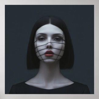 ANSIKTE i MODE Poster