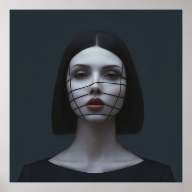 ANSIKTE i MODE Poster (Framsidan)