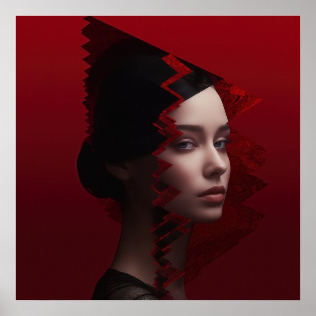 ANSIKTE i MODE Poster (Framsidan)