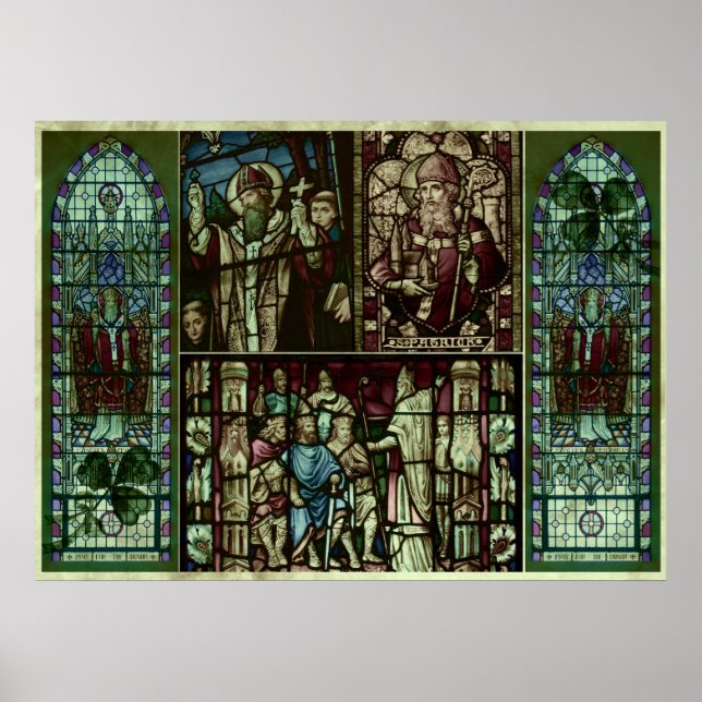 ANSIKTE i SAINT PATRICK Poster (Framsidan)