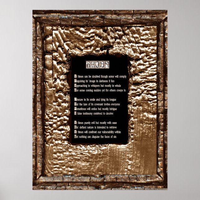 Ansikte i Sin Poster (Framsidan)