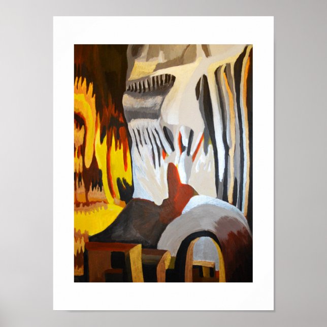 ANSIKTE i STEN Poster (Framsidan)