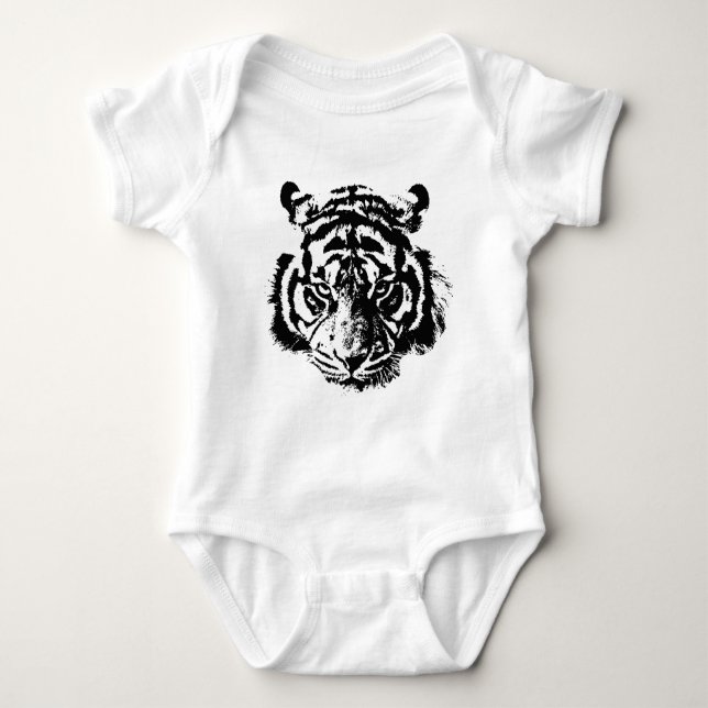 Ansikte i Tiger T Shirt (Framsida)