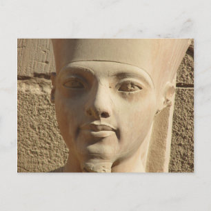 Ansikte i Tutankhamun Vykort