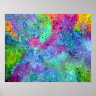 Ansikte i Universe Photo Print Poster