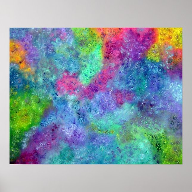 Ansikte i Universe Photo Print Poster (Framsidan)